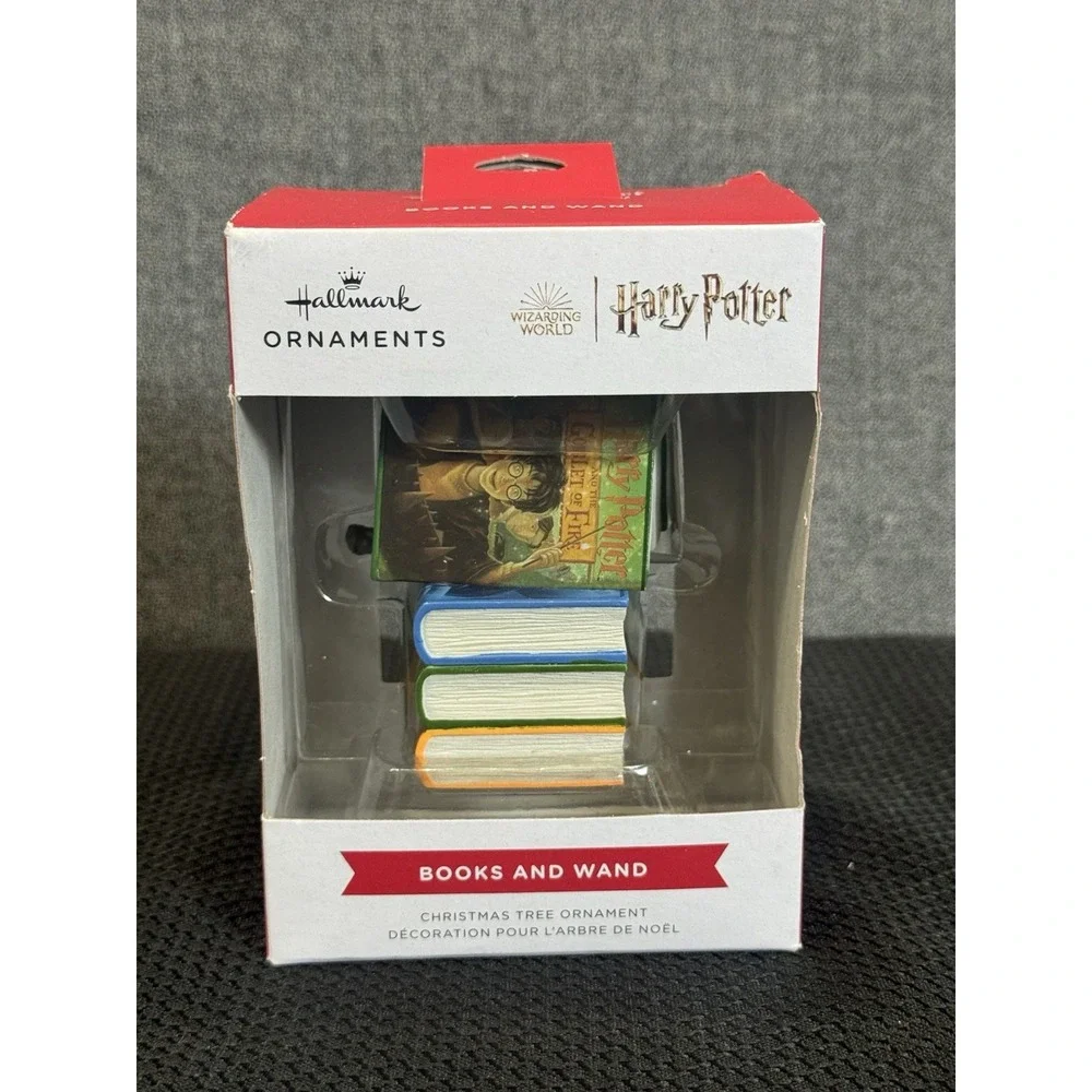 2024 Hallmark Harry Potter Book and Wand Christmas Tree‎ Ornament New